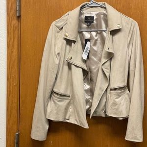 Cropped khaki jacket